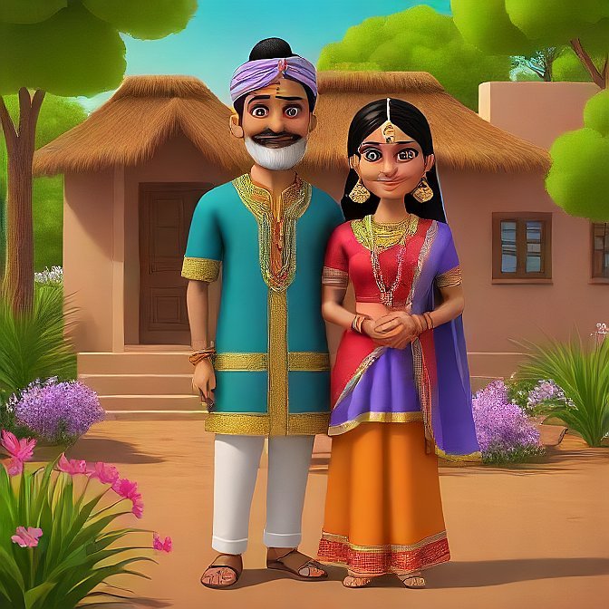 3D cartoon character art